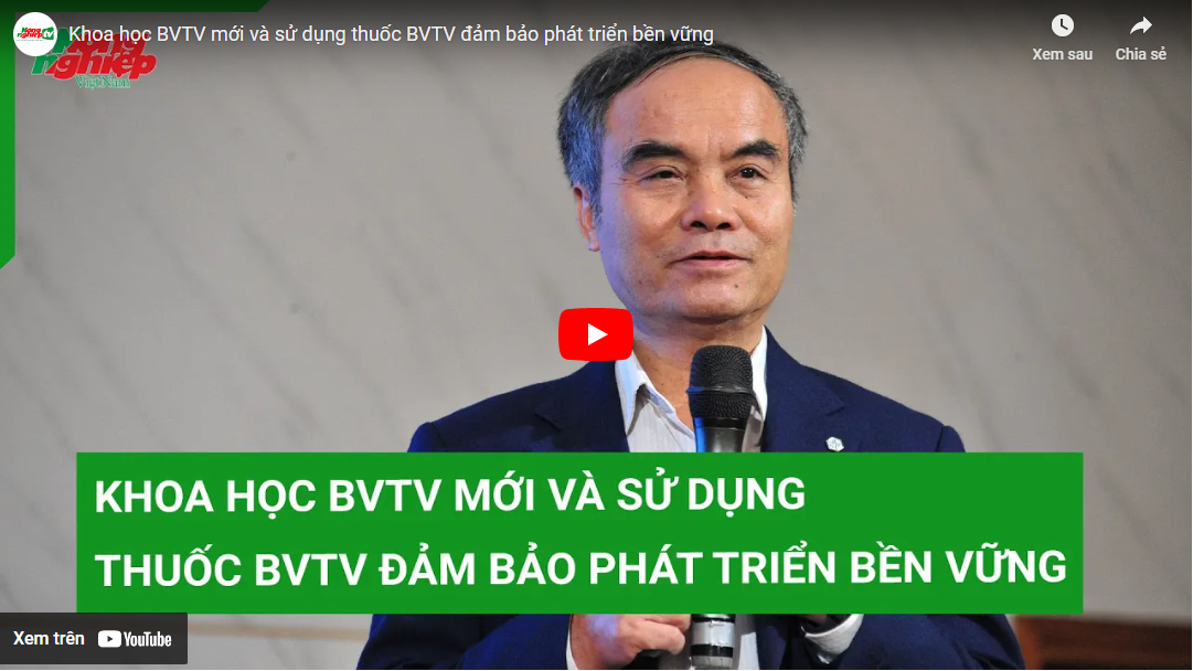 Khoa học BVTV mới và sử dụng thuốc BVTV đảm bảo phát triển bền vững